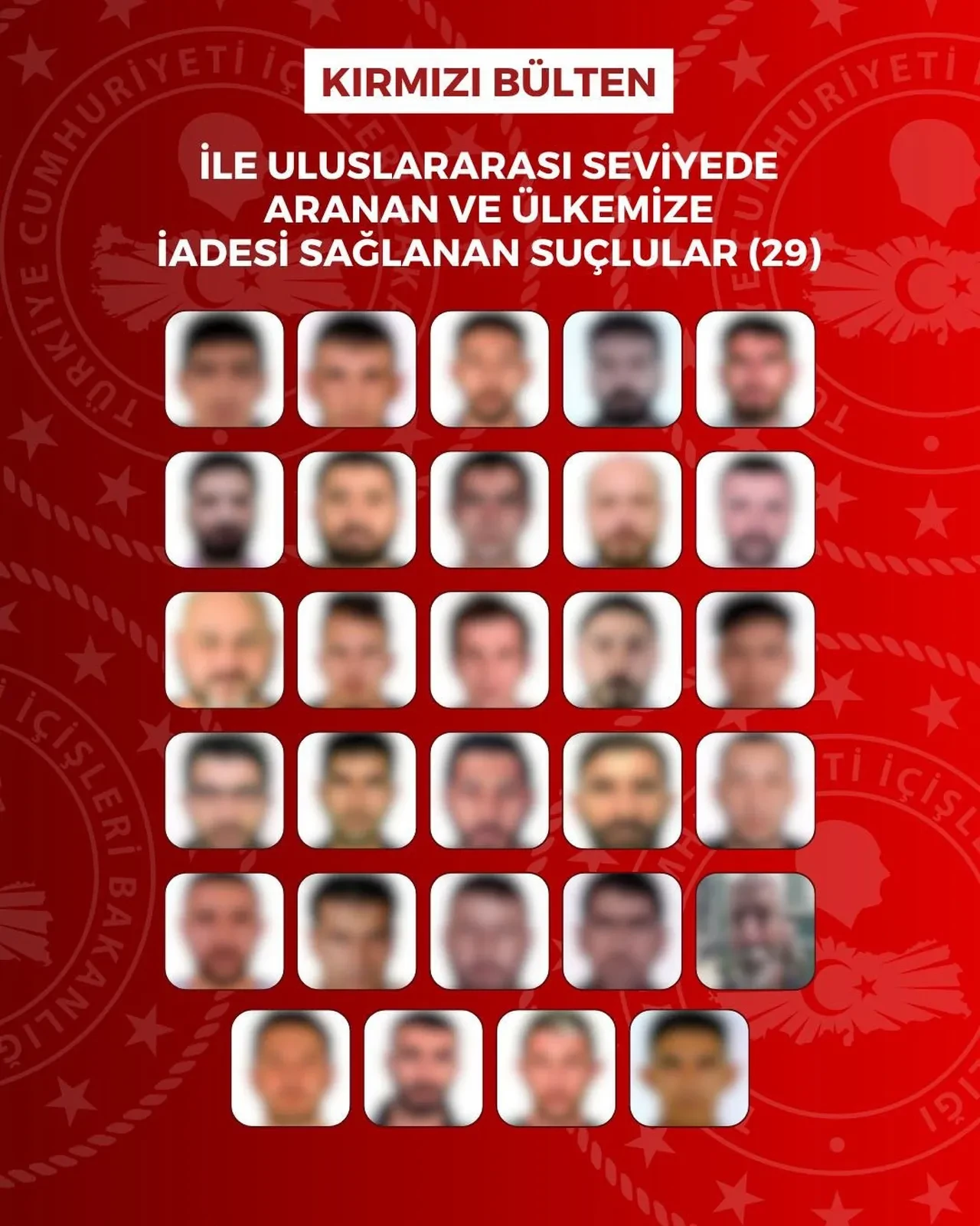 İçişleri Bakanlığı açıkladı: 8 ülkeden 76 suçlu Türkiye'ye iade edildi