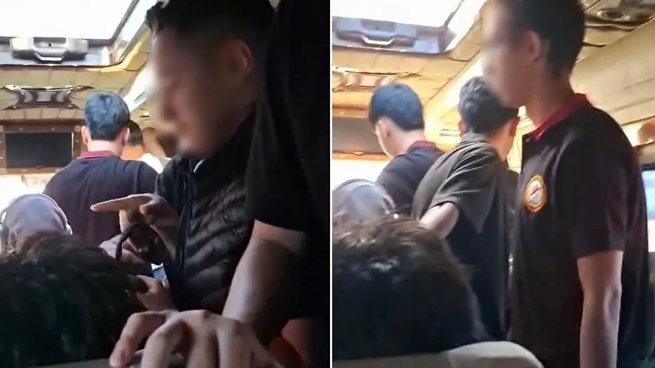 Öğrencilerin servisteki görüntüleri şoke etti: Okula üst üste gidiyorlar 