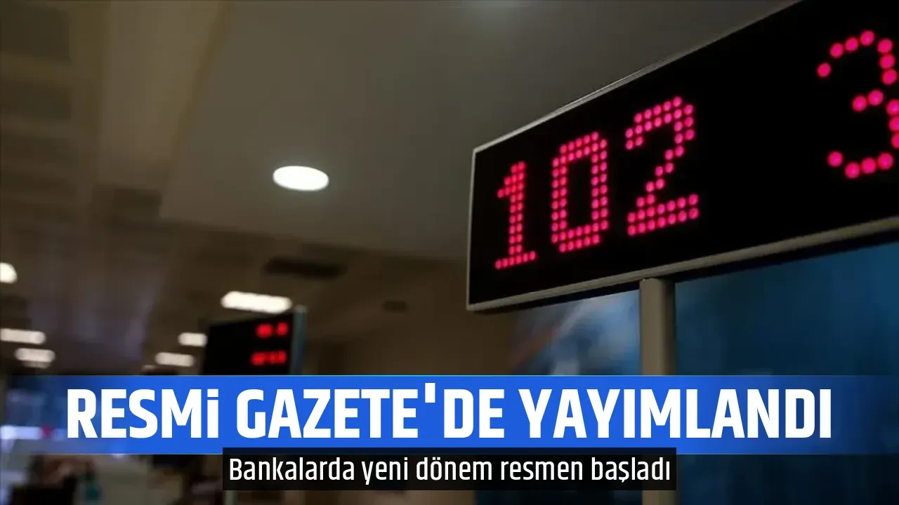 RESMİ GAZETE'DE YAYIMLANDI 
