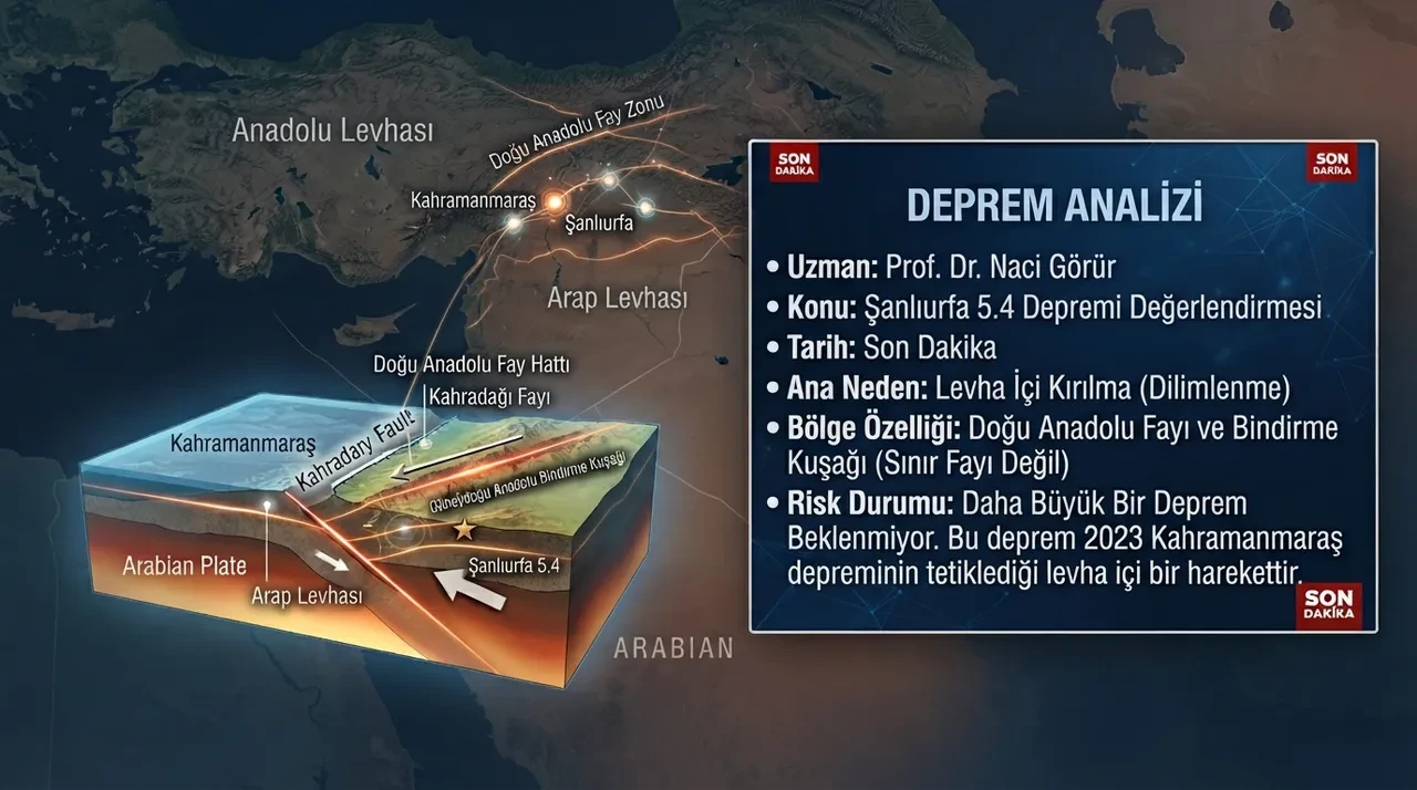 Büyük deprem habercisi mi? Şanlıurfa depremi sonrası Naci Görür’den kritik açıklama