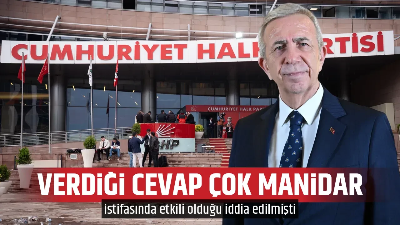 VERDİĞİ CEVAP ÇOK MANİDAR