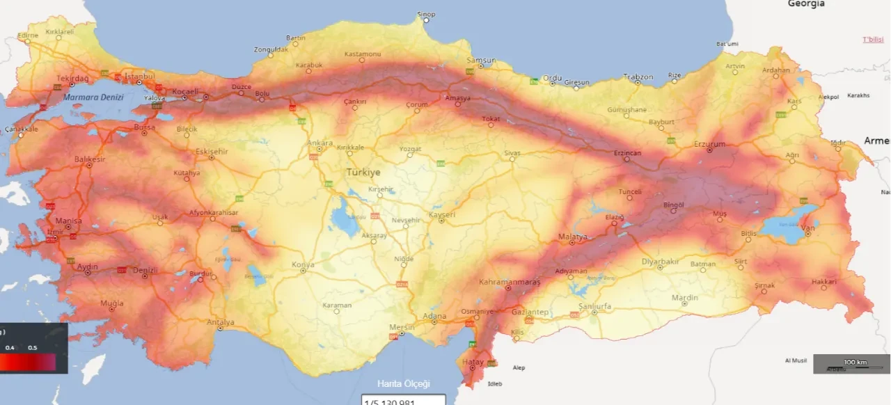 Güncel diri fay hattı haritası 2026! Evinizin altından fay hattı geçiyor mu? Fay hatları nerelerde? 2026 aktif fay hatları...