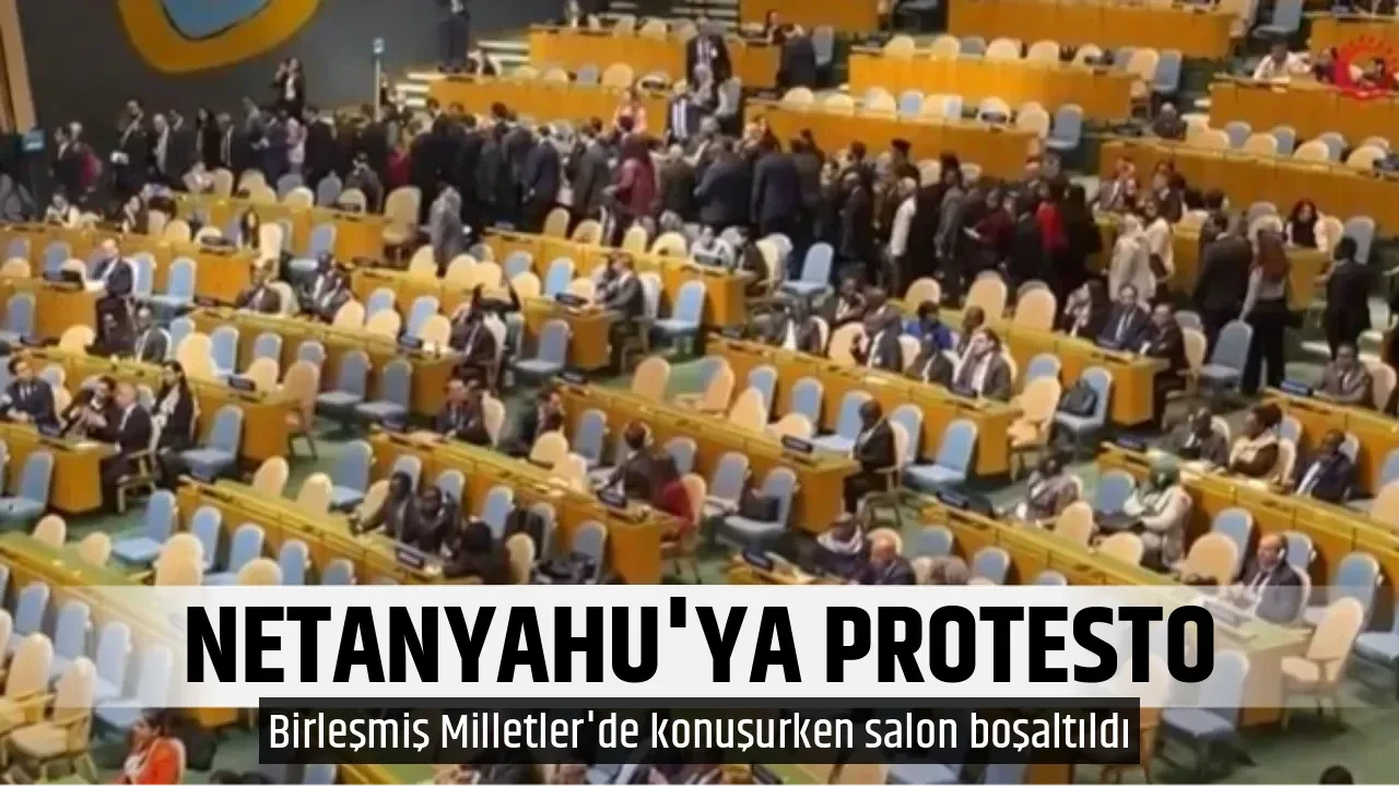 NETANYAHU'YA PROTESTO