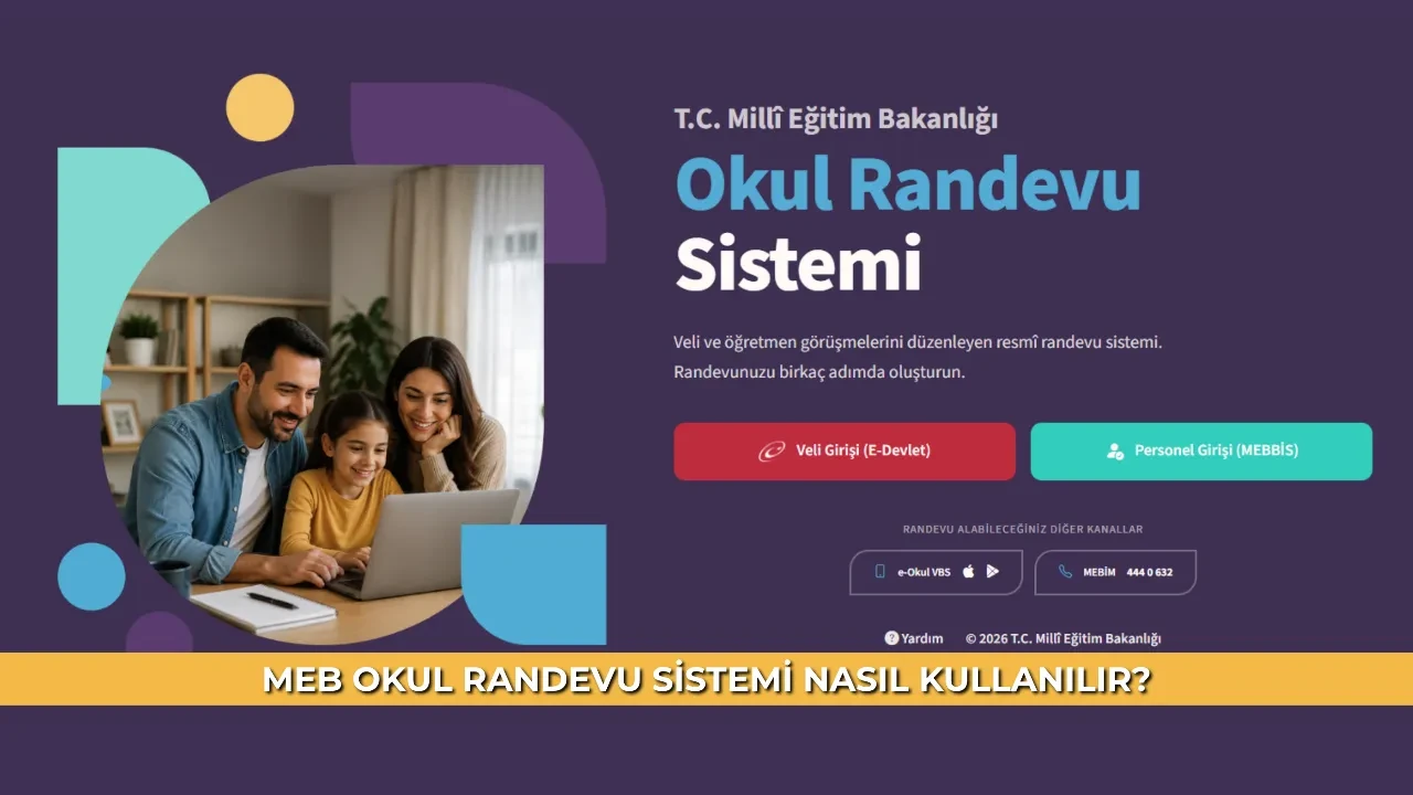 MEB Okul Randevu Sistemi nasıl kullanılır? Okul Randevu Sistemi nedir, nasıl randevu alınır? MEB okul Randevu Sistemi...