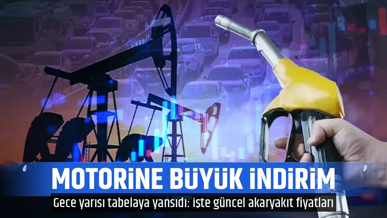 MOTORİNE BÜYÜK İNDİRİM