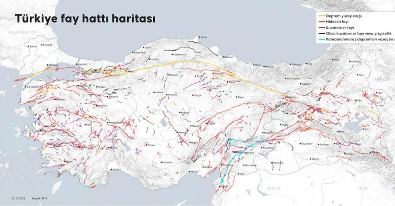 Şanlıurfa deprem bölgesi mi, kaçıncı derece riskli? Şanlıurfa'da fay hattı var mı? 