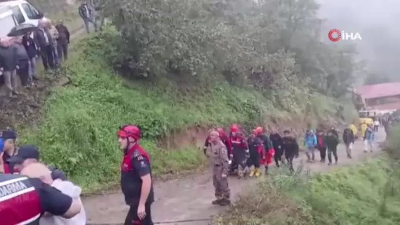 Trabzon'da toprak kayması sonucu 1 kişi hayatını kaybetti!