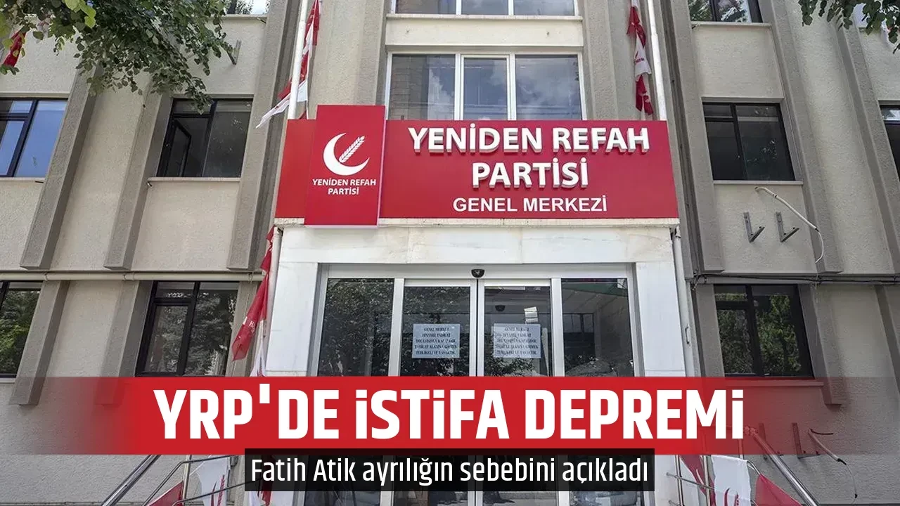YRP'DE İSTİFA DEPREMİ