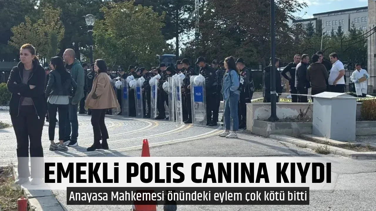 EMEKLİ POLİS CANINA KIYDI