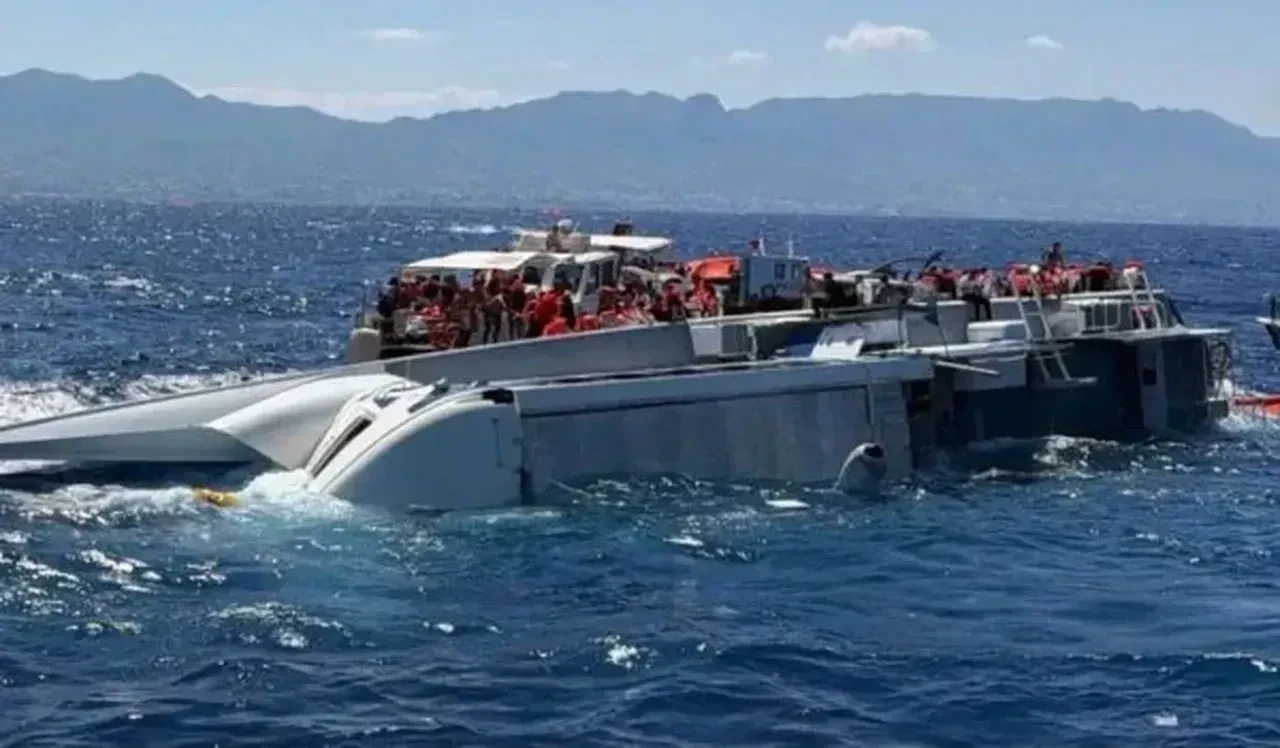 Girne açıklarında batan gemideki tüm alanlara ulaşıldı: Başka naaş bulunamadı