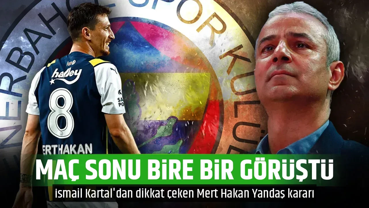 MAÇ SONU BİRE BİR GÖRÜŞTÜ