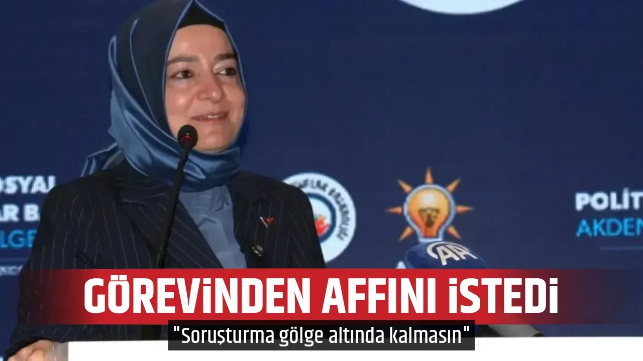 GÖREVİNDEN AFFINI İSTEDİ