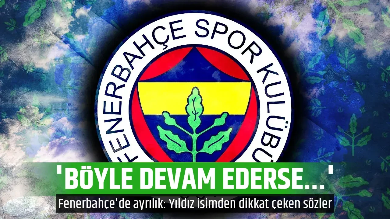 'BÖYLE DEVAM EDERSE...'
