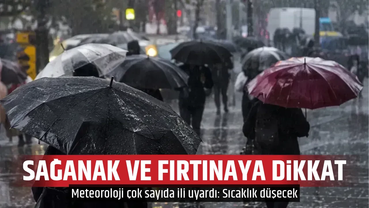 SAĞANAK VE FIRTINAYA DİKKAT