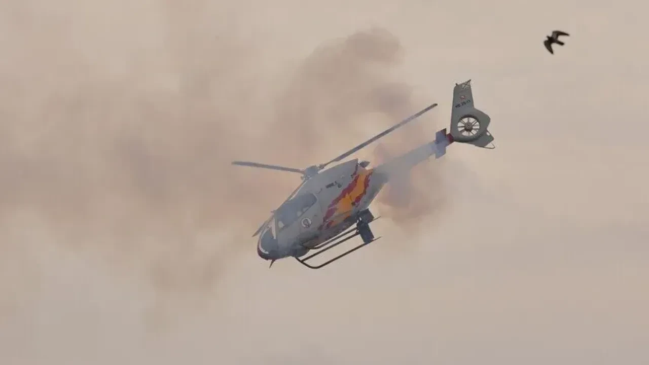 Helikopter kalkıştan kısa süre sonra düştü! Kanada'da feci kaza