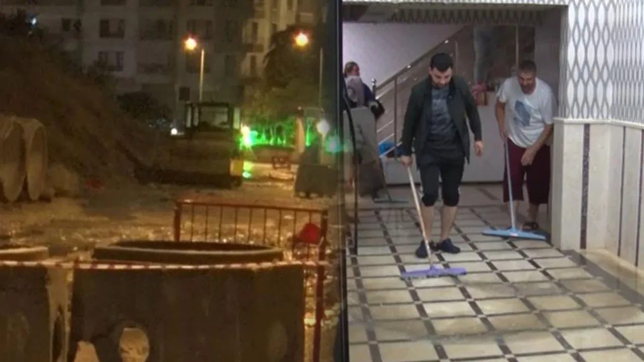Ankara'da sağanak sonrası evleri lağım suyu basan vatandaşlar ASKİ'ye tepki gösterdi