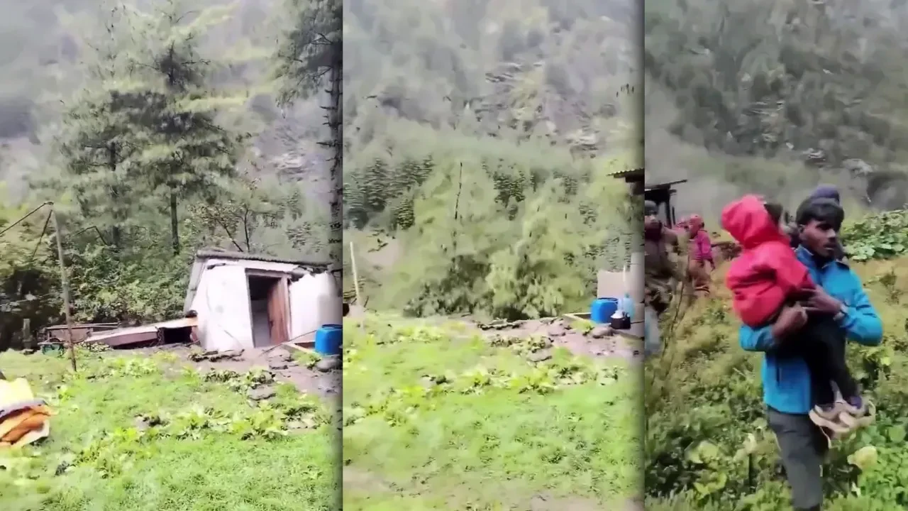 Dağ yamacı böyle çöktü, aile canını zor kurtardı! Felaketten haftalar sonra yeni görüntüler