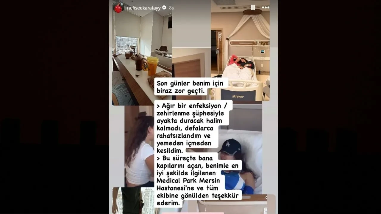 Survivor Nefise Karatay'ın hastane görüntüleri endişelendirdi! Yemeden içmeden kesildi