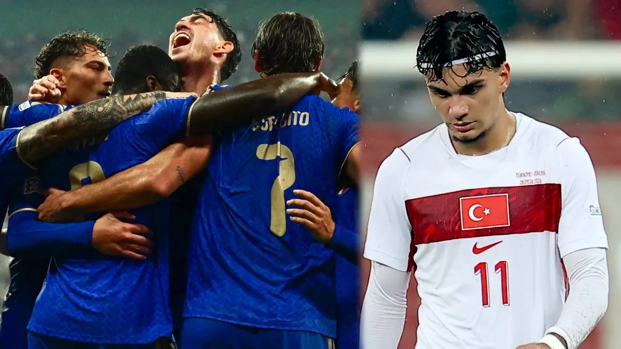Türkiye, İtalya karşısında dağıldı! A Milli Takım, 4-1 kaybettiTürkiye, İtalya karşısında dağıldı! A Milli Takım, 4-1 kaybetti