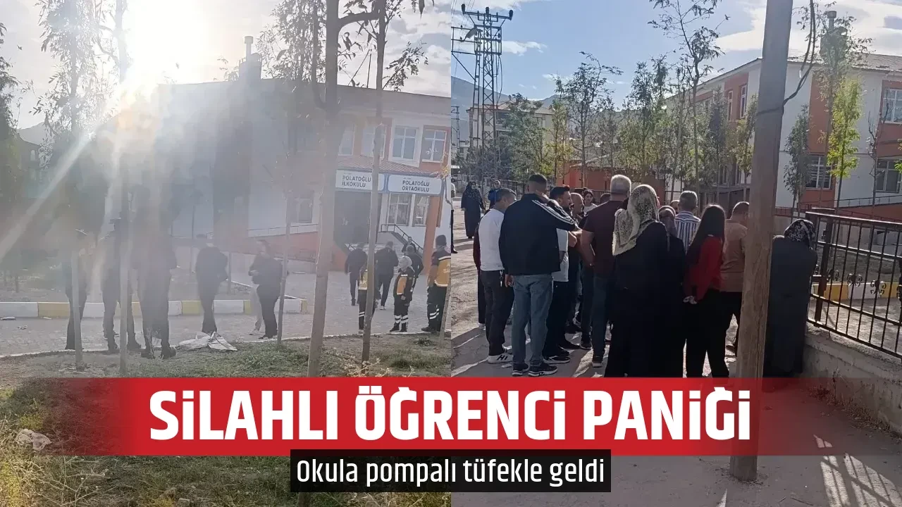 SİLAHLI ÖĞRENCİ PANİĞİ