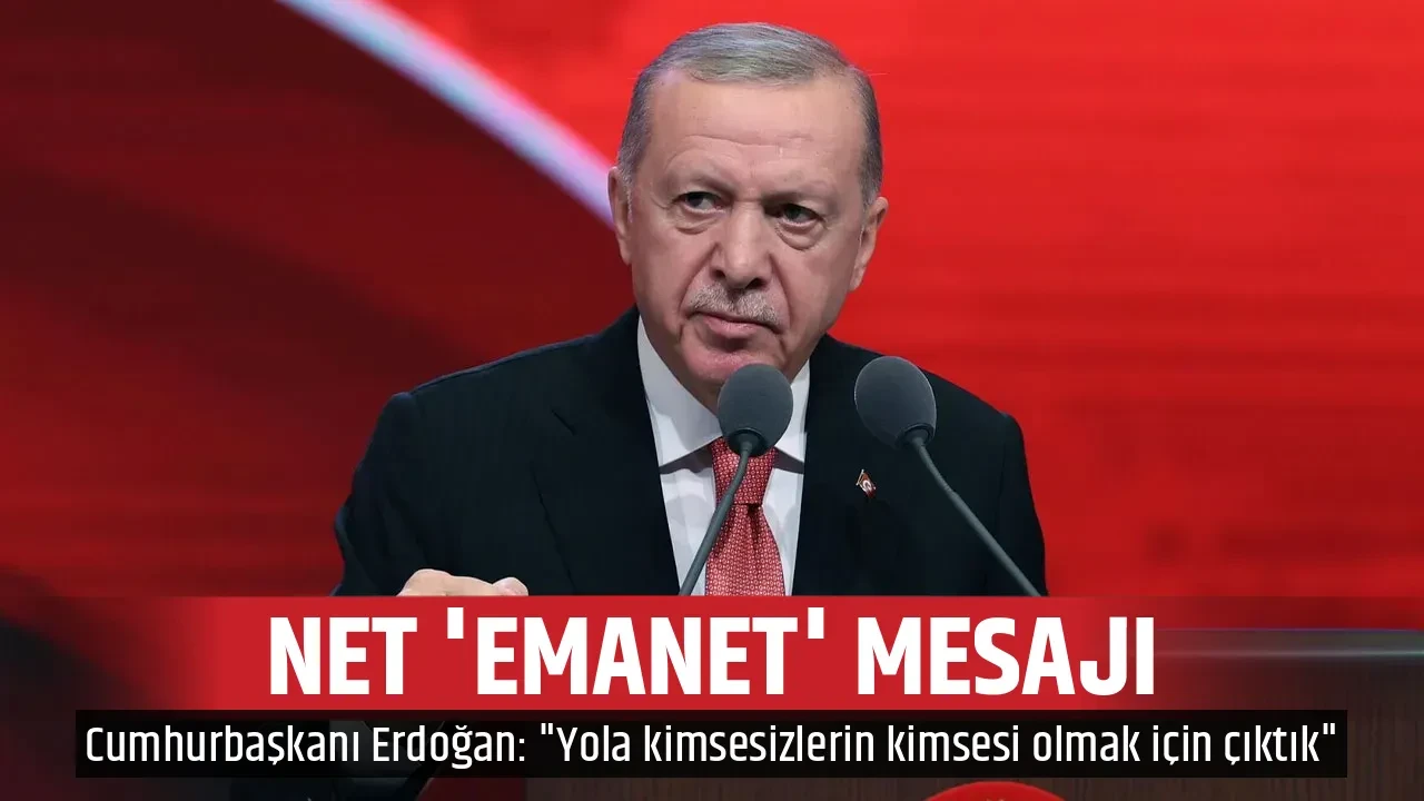 NET 'EMANET' MESAJI