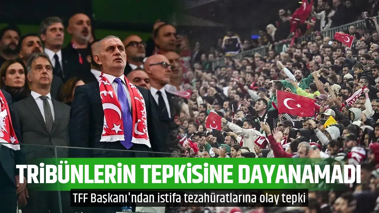 TRİBÜNLERİN TEPKİSİNE DAYANAMADI
