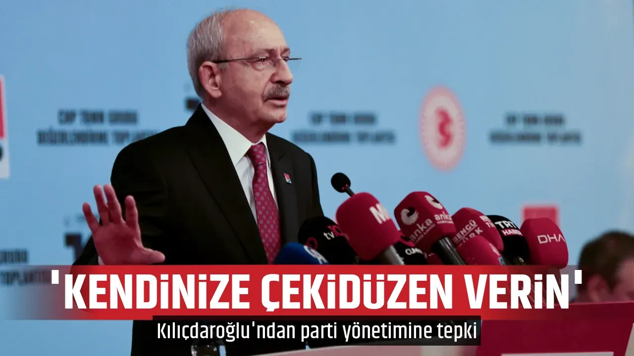 'KENDİNİZE ÇEKİDÜZEN VERİN'