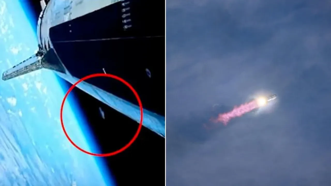 SpaceX canlı yayınında kameraya yansıyan garip cisim dikkat çekti: 