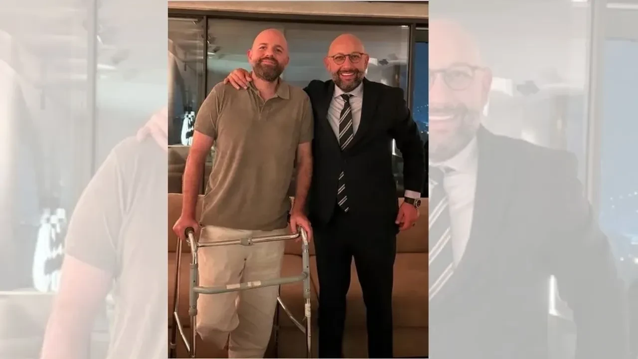 Yasemin Ergene’nin eski eşi İzzet Özilhan motosiklet kazası sonrası ilk kez görüntülendi!