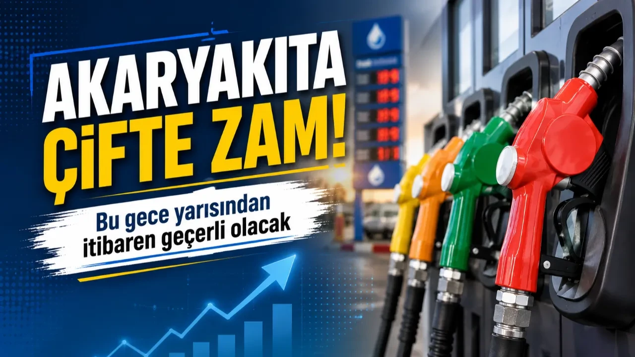 AKARYAKITA ÇİFTE ZAM!