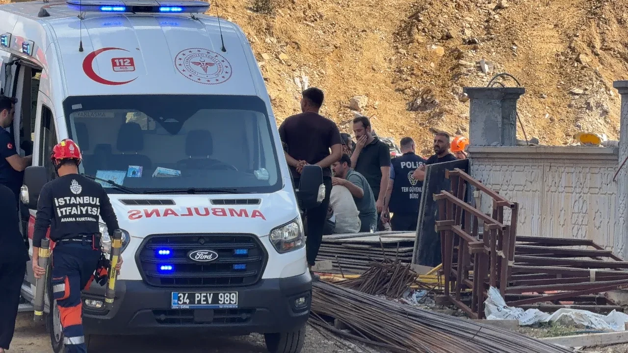 Başakşehir’de inşaat alanında göçük! 1 işçiyi kurtarma çalışmaları sürüyor