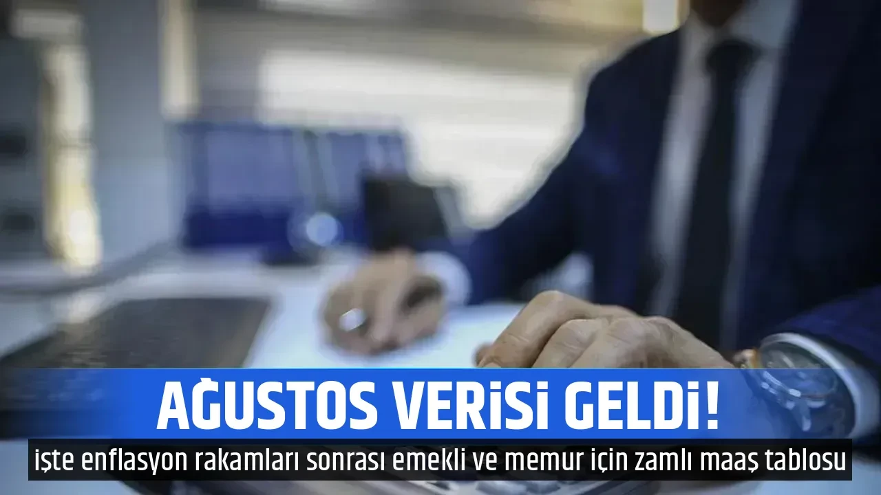 AĞUSTOS VERİSİ GELDİ!