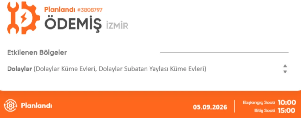 İzmir 4-5 Eylül elektrik kesintisi 2026! Elektrik kesintisi yaşanacak ilçe ve mahalleler açıklandı
