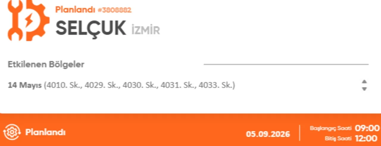 İzmir 4-5 Eylül elektrik kesintisi 2026! Elektrik kesintisi yaşanacak ilçe ve mahalleler açıklandı