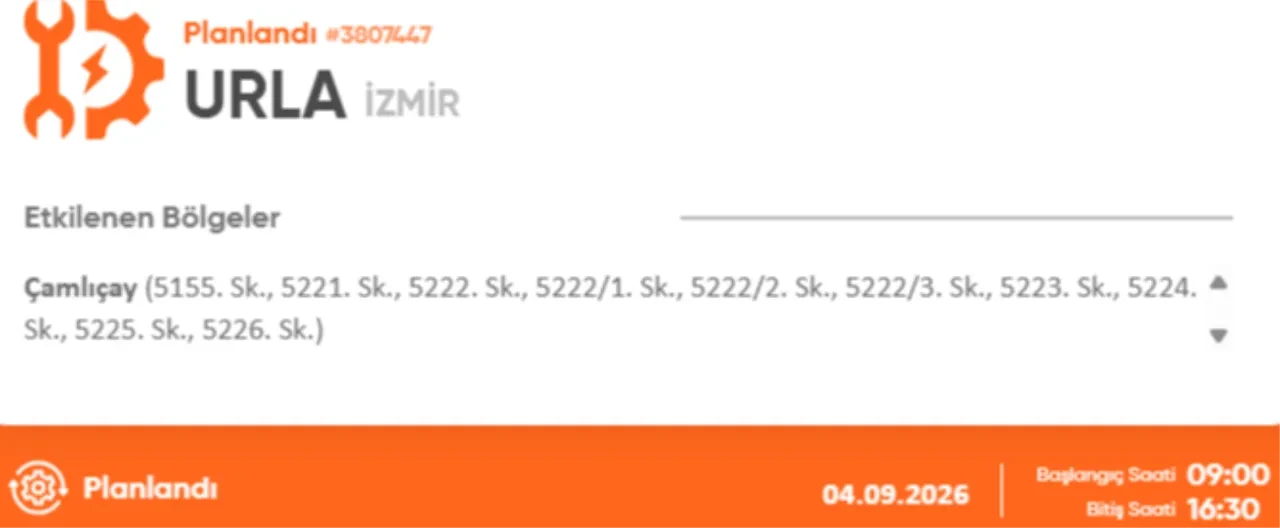 İzmir 4-5 Eylül elektrik kesintisi 2026! Elektrik kesintisi yaşanacak ilçe ve mahalleler açıklandı
