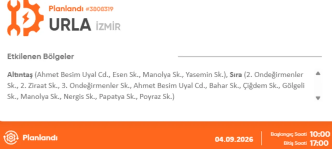 İzmir 4-5 Eylül elektrik kesintisi 2026! Elektrik kesintisi yaşanacak ilçe ve mahalleler açıklandı