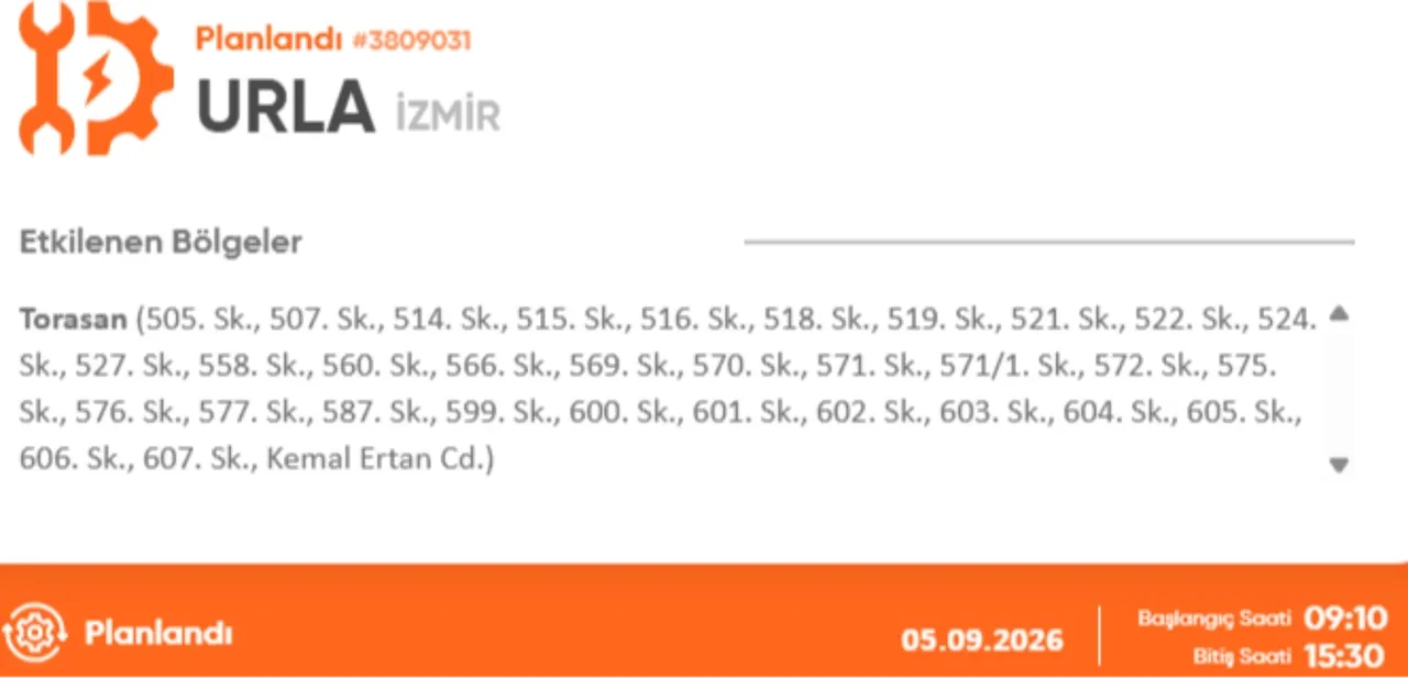 İzmir 4-5 Eylül elektrik kesintisi 2026! Elektrik kesintisi yaşanacak ilçe ve mahalleler açıklandı