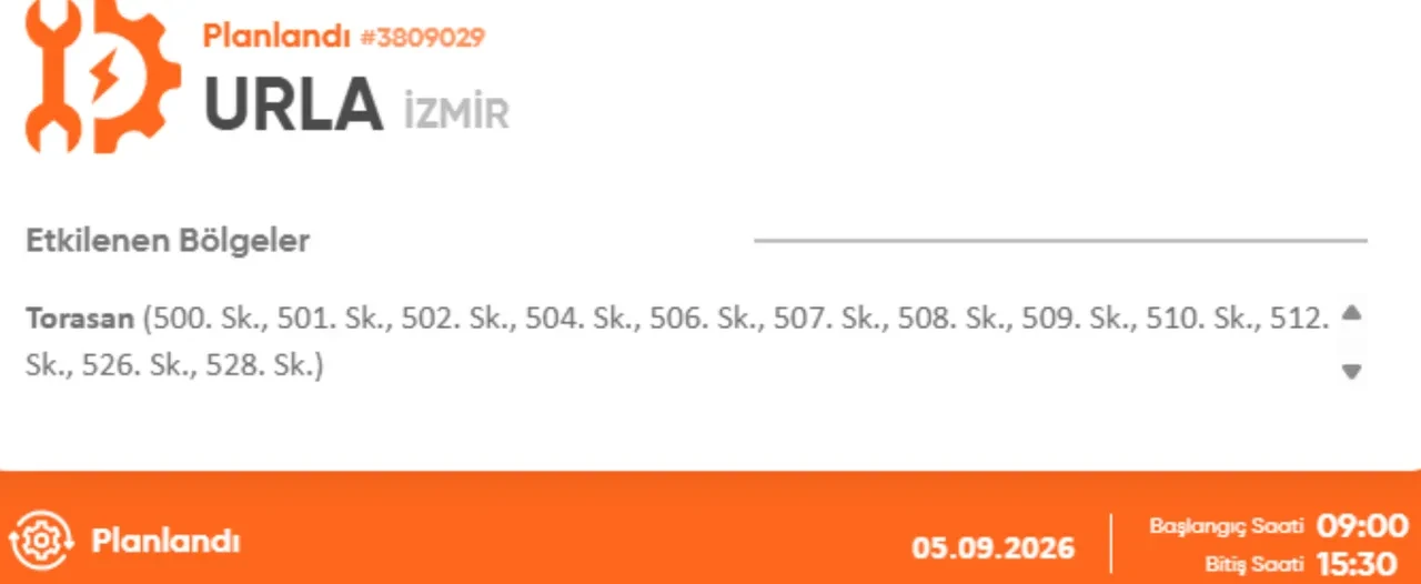 İzmir 4-5 Eylül elektrik kesintisi 2026! Elektrik kesintisi yaşanacak ilçe ve mahalleler açıklandı