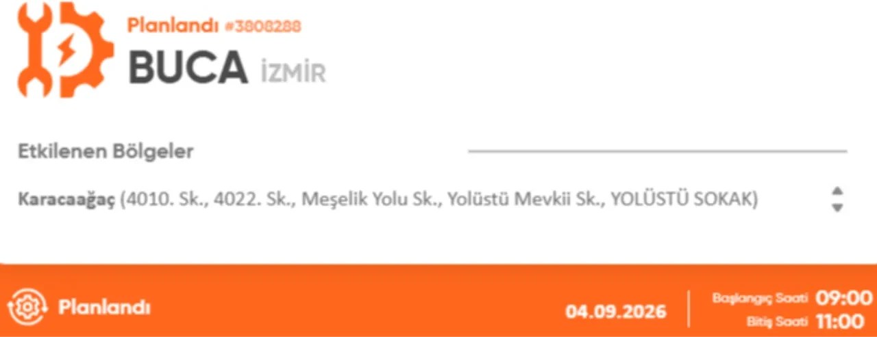 İzmir 4-5 Eylül elektrik kesintisi 2026! Elektrik kesintisi yaşanacak ilçe ve mahalleler açıklandı