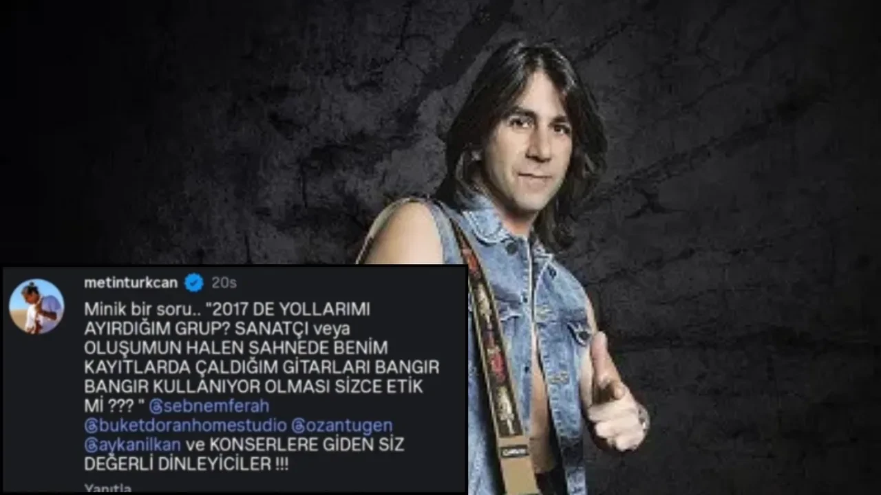 Metin Türkcan'dan Şebnem Ferah'a sert tepki! "Sizce etik mi?"