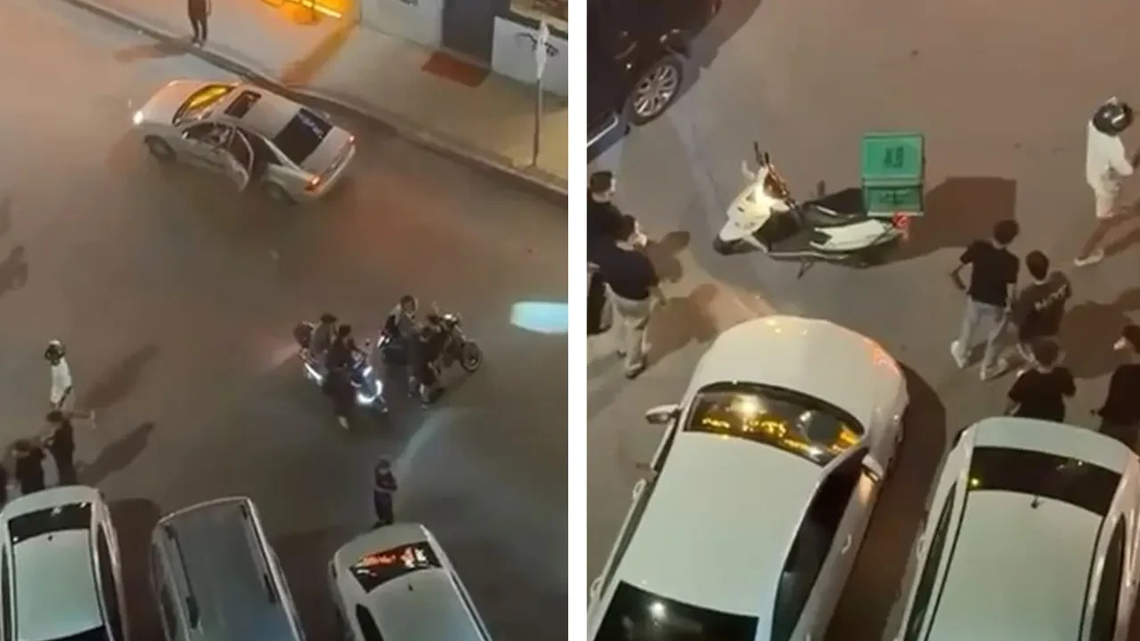 ‘’Sinyal ver, burası benim mahallem’’ dedi ortalığı kızıştırdı!