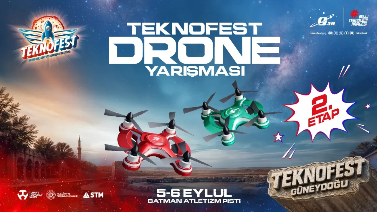 TEKNOFEST 2026 Drone Şampiyonası Batman'da başlıyor: 847 takım arasından sıyrılan 24 pilot şampiyonluk için yarışacak
