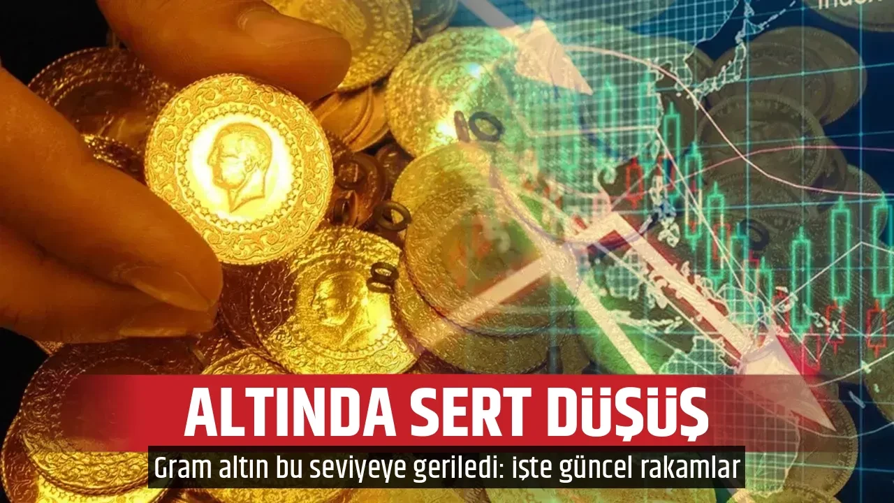 ALTINDA SERT DÜŞÜŞ