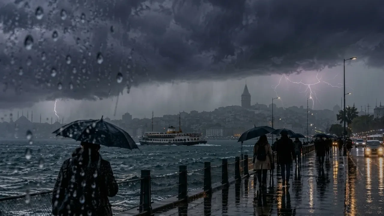 AKOM saat saat uyardı! İstanbul'da sağanak yağış önce mola verecek, sonra bastıracak 