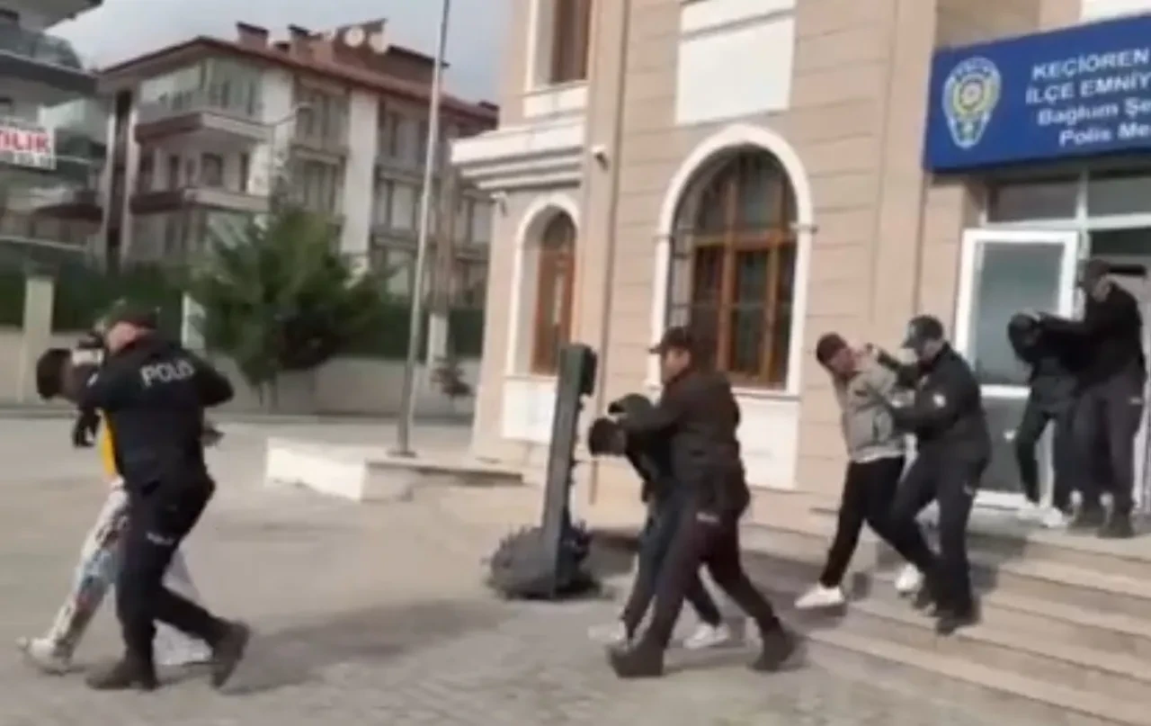 Ankara'da polise öldüresiye saldırı! 4 şehir eşkıyası tutuklandı