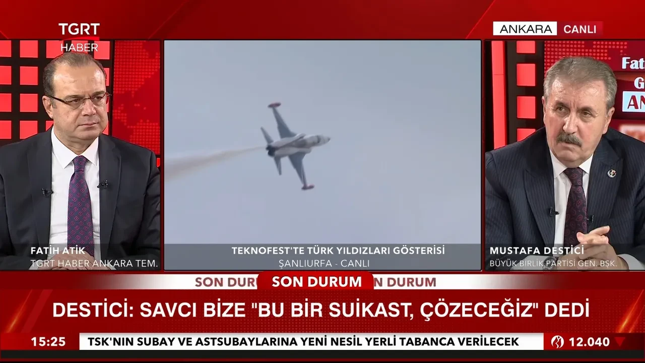 Mustafa Destici'den canlı yayında Muhsin Yazıcıoğlu soruşturmasına ilişkin çarpıcı ifadeler