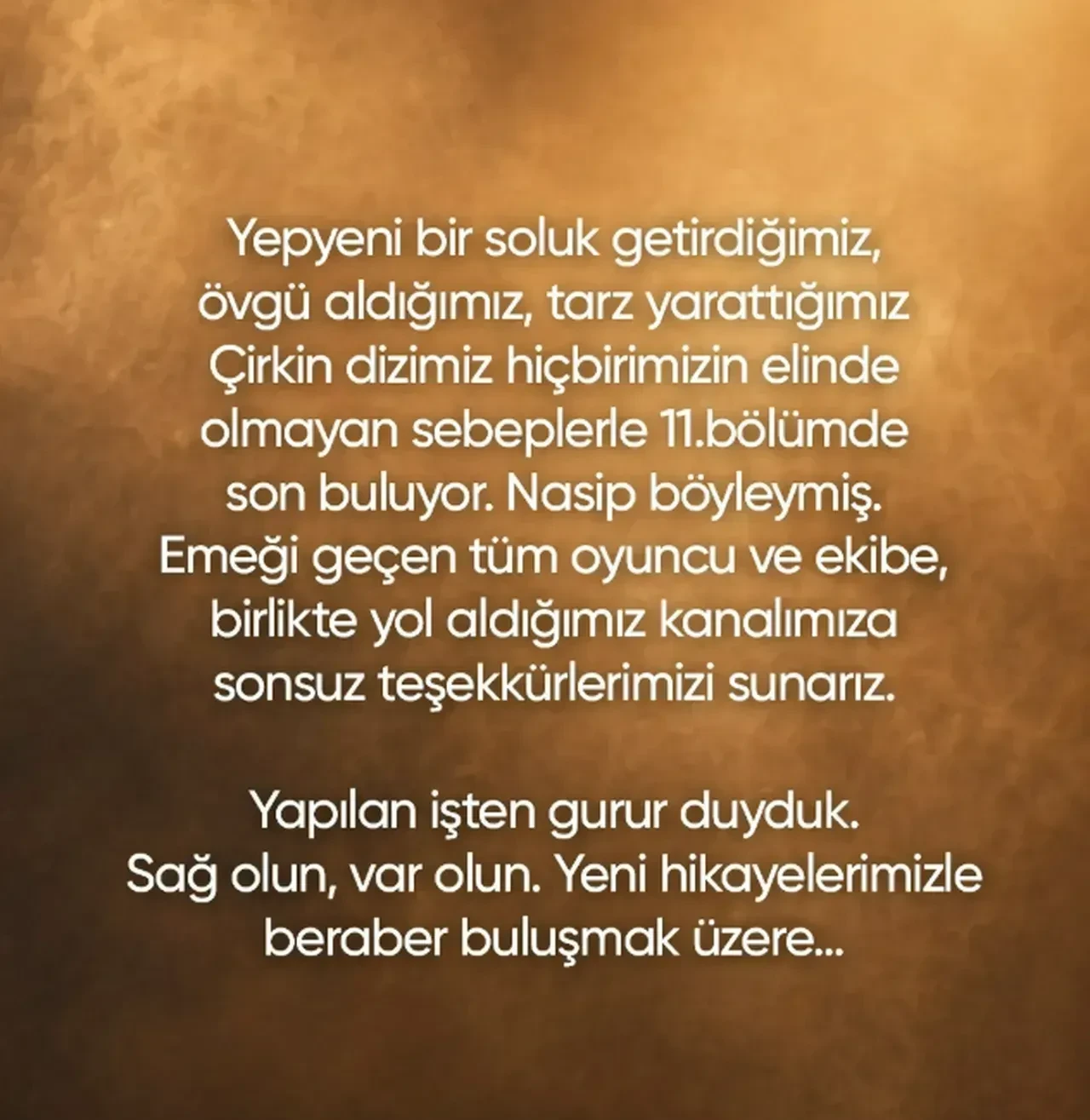 Çirkin final mi yapıyor? Çirkin dizisi neden final yapacak? Final fragmanı yayınlandı!