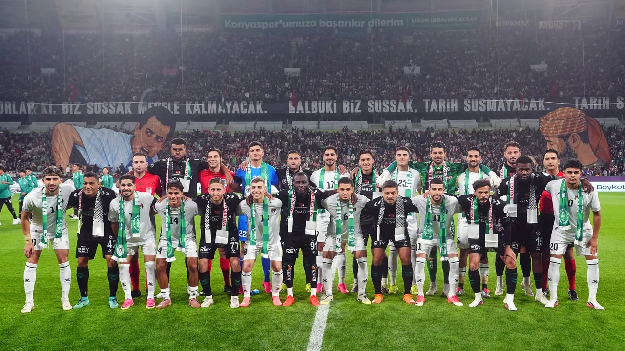 Cumhurbaşkanı Erdoğan'dan Konyaspor-Filistin Milli Takımı maçı paylaşımı: Müstesna bir örnek oldu