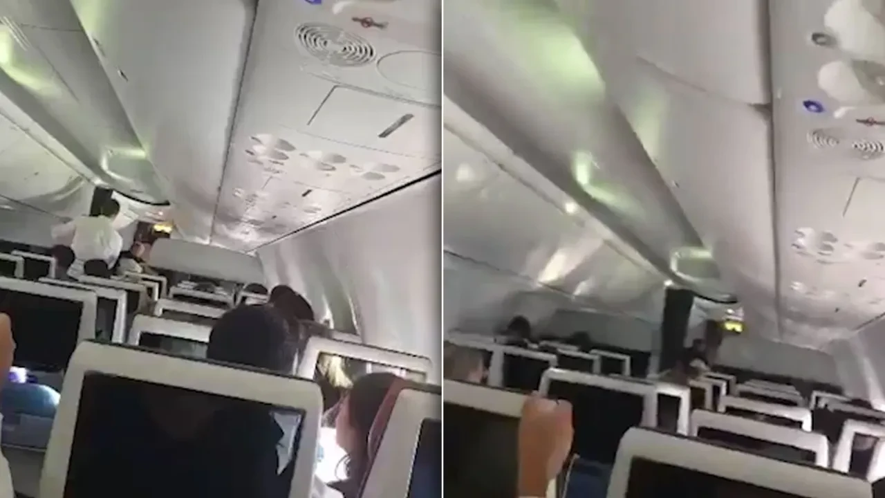 Dubai-Tel Aviv uçağındaki kriz esnasındaki panik anları
