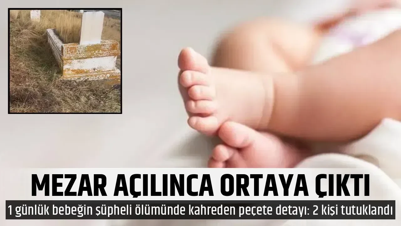 MEZAR AÇILINCA ORTAYA ÇIKTI